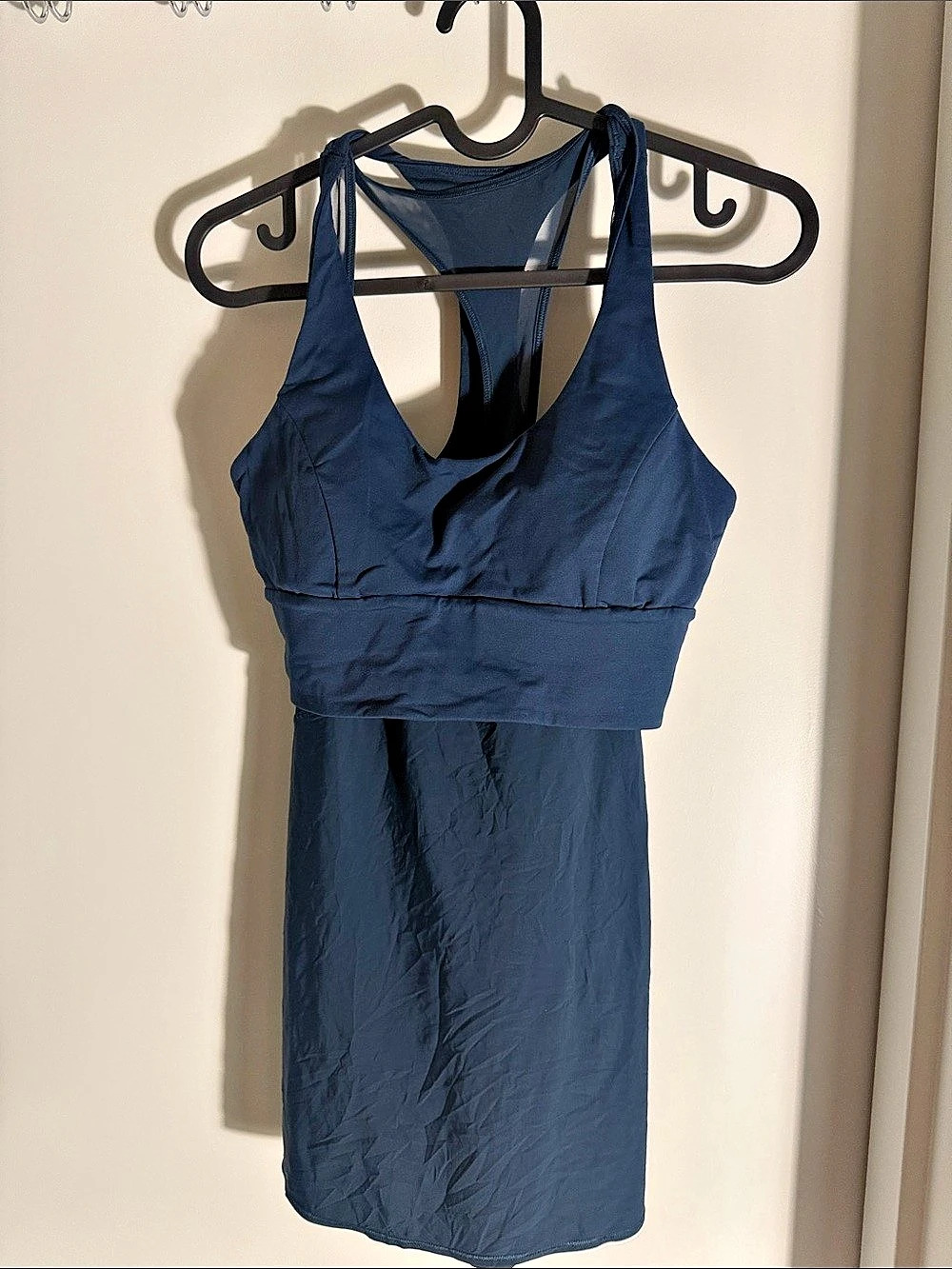 lululemon Ebb to Street Tank Blue Athletic Tank